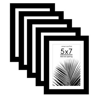 Americanflat Picture Frames with Plexiglass 5 Pack