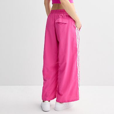 Women's adidas Essentials 3-Stripes Woven Parachute Sportswear Pants