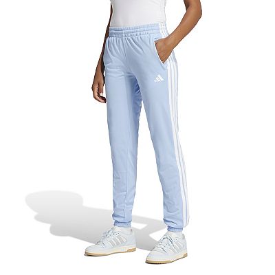 Women s Adidas Tricot 3 Stripes Track Pants Size XL Blue White