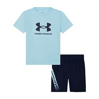 Baby & Toddler Boy Under Armour UA Wordmark Tee & Shorts Set