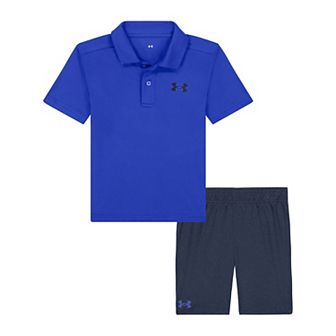 Baby & Toddler Boy Under Armour Short Sleeve Polo & Shorts Set