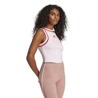 Women's adidas Essentials Color Pop Cropped Sportswear Tank Top