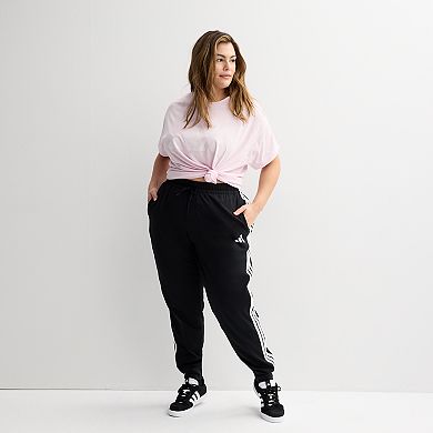 Plus Size adidas Essentials 3-Stripes Jogger Pants