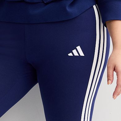 Plus Size adidas Essentials 3-Stripes Cotton Leggings