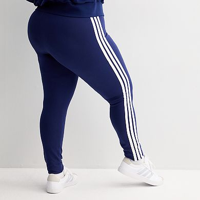Plus Size adidas Essentials 3-Stripes Cotton Leggings