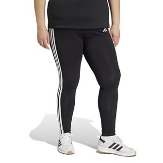 Plus Size adidas Essentials 3-Stripes Cotton Leggings