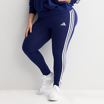 Plus Size adidas Essentials 3-Stripes Cotton Leggings
