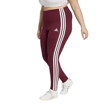 Plus Size adidas Essentials 3-Stripes Cotton Leggings
