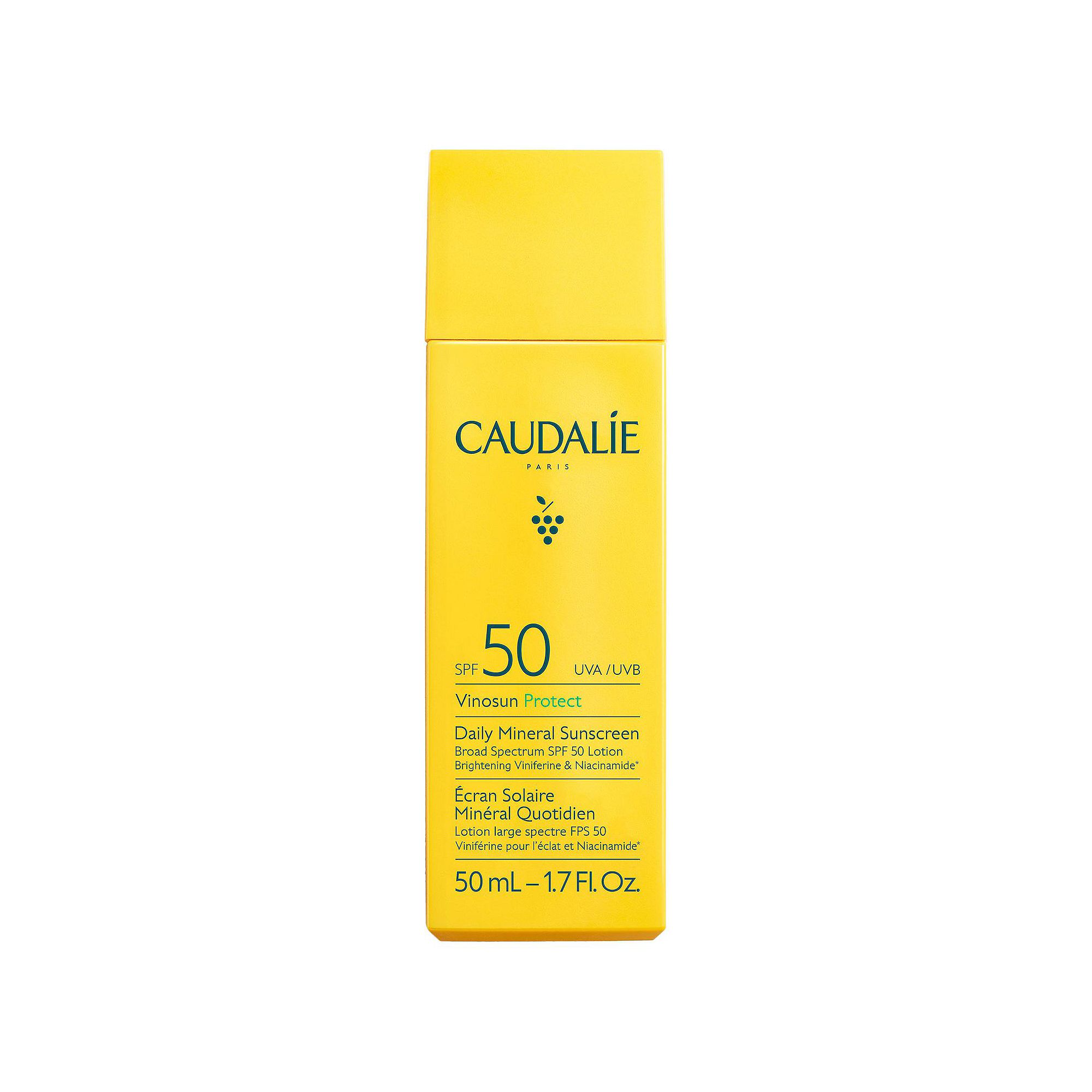 Caudalie Vinosun Protect Brightening Daily Mineral Face Sunscreen SPF 50 wi
