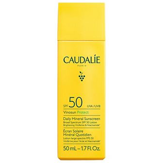 Caudalie Vinosun Protect Brightening Daily Mineral Face Sunscreen SPF 50 with Niacinamide