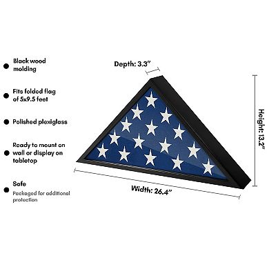 Americanflat Flag Display Case