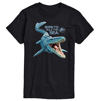 Men's Jurassic World Born To Rule The Sea Graphic Tee