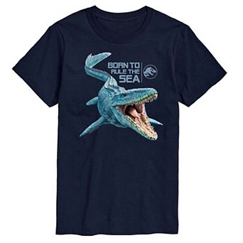 Men's Jurassic World Born To Rule The Sea Graphic Tee