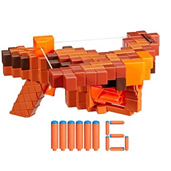 Nerf Minecraft Pillager's Crossbow Dart Blaster Toy