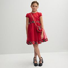 Kohls girls red dress hotsell