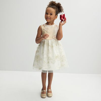 Girls 4 6x Blueberi Boulevard 4 6X 3D Flower Dress