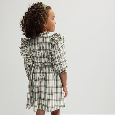 Girls 4-20 Bonnie Jean Plaid Smocking Dress in Regular & Plus Size