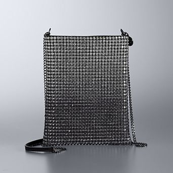 Simply Vera Vera Wang Alessio Rhinestone Crossbody Handbag