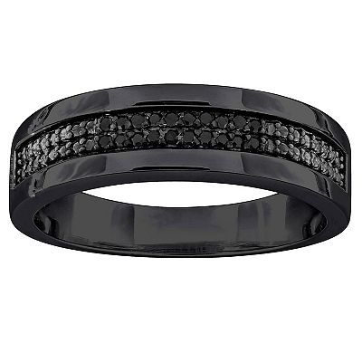 Kohls black diamond ring store