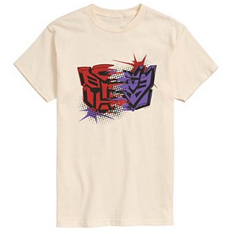 Men's Transformers Autobot Vs Decepticon Graphic Tee
