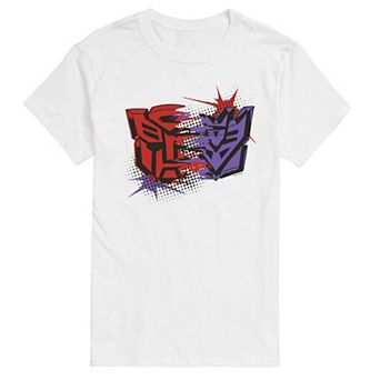 Men's Transformers Autobot Vs Decepticon Graphic Tee
