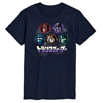 Men's Transformers Group Grid Graphic Tee