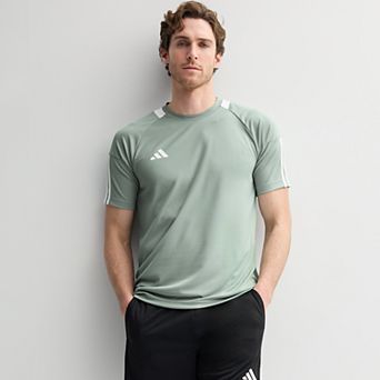 Men's adidas Sereno 3-Stripes AEROREADY Sportswear T-Shirt