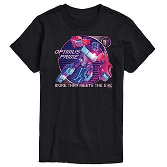 Men's Transformers Optimus Prime Verse Badge Graphic Tee