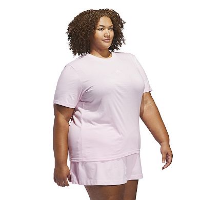 Plus Size adidas Essentials Small Logo T-Shirt
