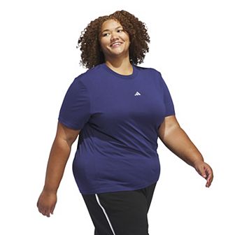 Plus Size adidas Essentials Small Logo T-Shirt