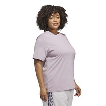 Plus Size adidas Essentials Small Logo T-Shirt