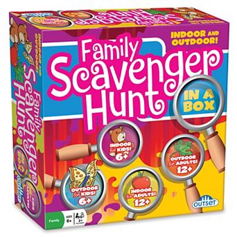 Outset Media Family Scavenger Hunt In A Box Game