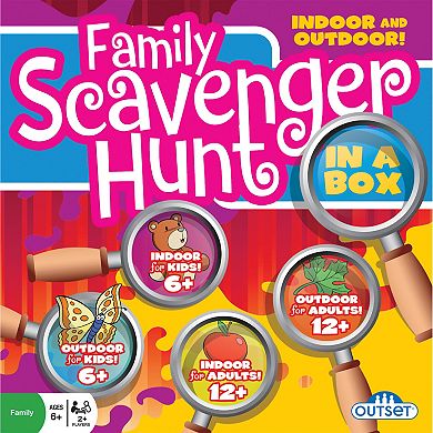 Outset Media Family Scavenger Hunt In A Box Game