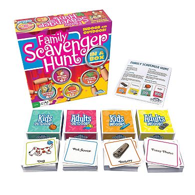 Outset Media Family Scavenger Hunt In A Box Game