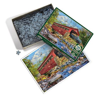 Outset Media Cobble Hill 1000 Piece Puzzle: Welcome To Cobble Hill Country