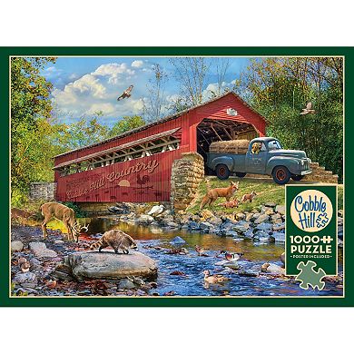 Outset Media Cobble Hill 1000 Piece Puzzle: Welcome To Cobble Hill Country