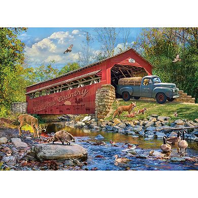 Outset Media Cobble Hill 1000 Piece Puzzle: Welcome To Cobble Hill Country