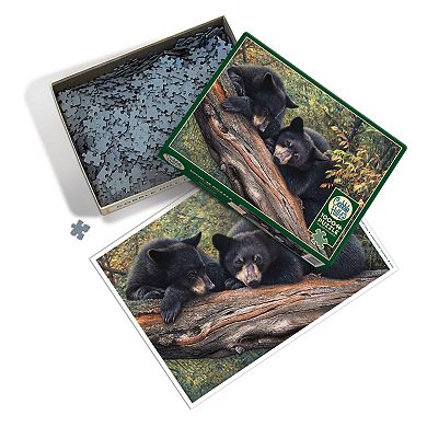 Outset Media Cobble Hill 1000 Piece Puzzle: Bear Mom's Awaiting