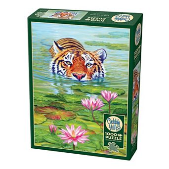 Outset Media Cobble Hill 1000 pc Puzzle: Tiger Land Of The Lotus