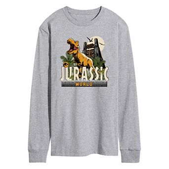 Men's Jurassic World T Rex Long Sleeve Graphic Tee