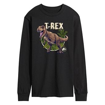 Men's Jurassic World Tyrannosaurus Rex Long Sleeve Graphic Tee