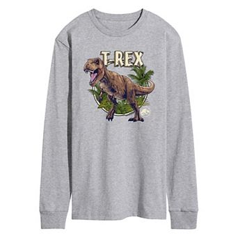 Men's Jurassic World Tyrannosaurus Rex Long Sleeve Graphic Tee
