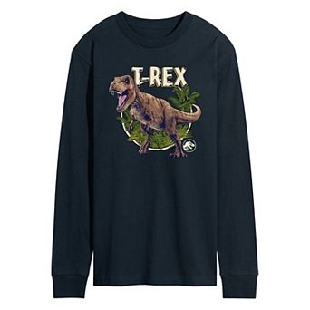 Men's Jurassic World Tyrannosaurus Rex Long Sleeve Graphic Tee