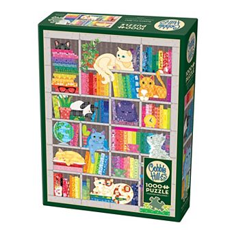 Cobble Hill 1000 pc Puzzle: Rainbow Cat Quilt