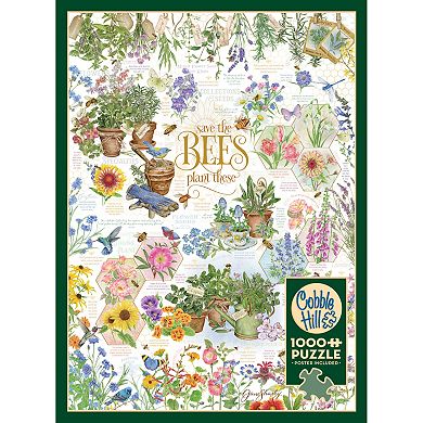Cobble Hill 1000 Piece Puzzle: Save the Bees