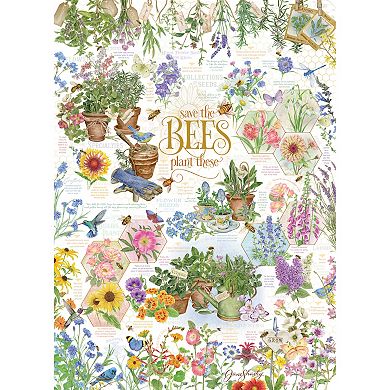 Cobble Hill 1000 Piece Puzzle: Save the Bees