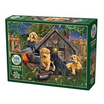 Cobble Hill 1000 pc Puzzle: In the Doghouse