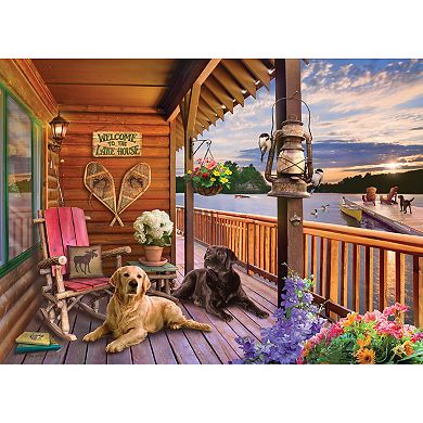 Cobble Hill 1000 Piece Puzzle: Welcome To The Lake House