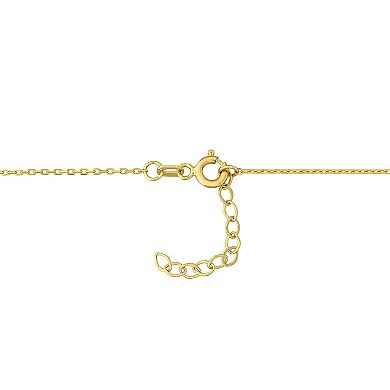 Stella Grace 10k Gold Freshwater Cultured Pearl & Multi-Gem Station Necklace