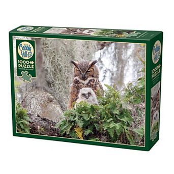 Cobble Hill 1000 pc Puzzle: Great Horned Owl
